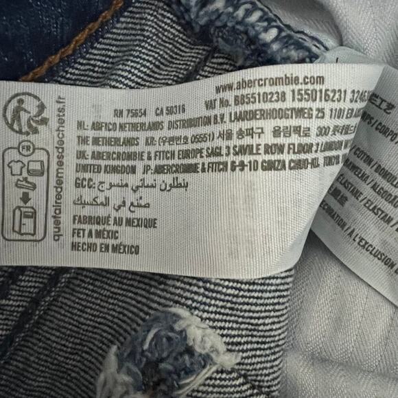 Abercrombie & Fitch Ultra High Rise 90s Straight Jean Medium Wash - Picture 7 of 7